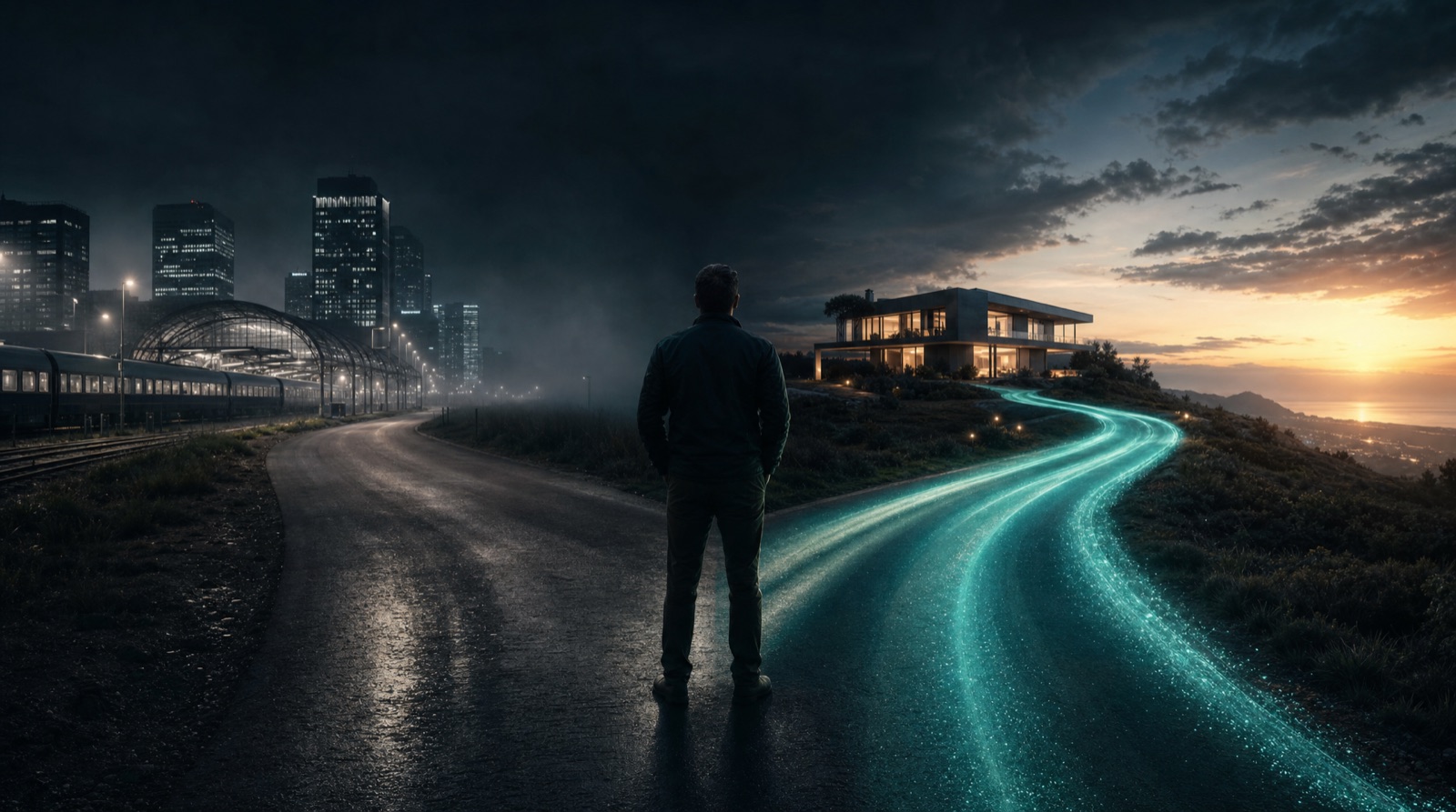 Two paths: back to the commute, or toward the first retainer